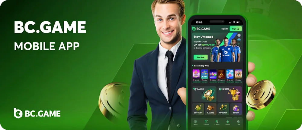 BC.Game ऐप डाउनलोड करें